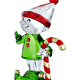 Фигурка Holiday Cheers Dulcis Elf and Candy Cane