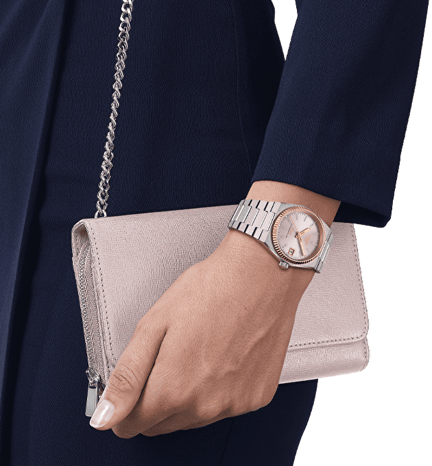 Наручные часы Tissot PRX Powermatic 80 35mm Steel & 18K Gold Bezel