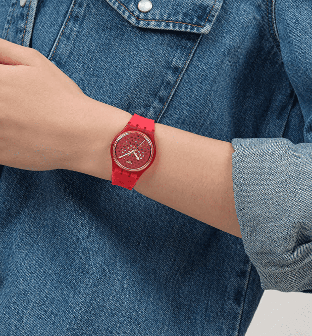 Наручные часы SWATCH LOVE IN SCARLET