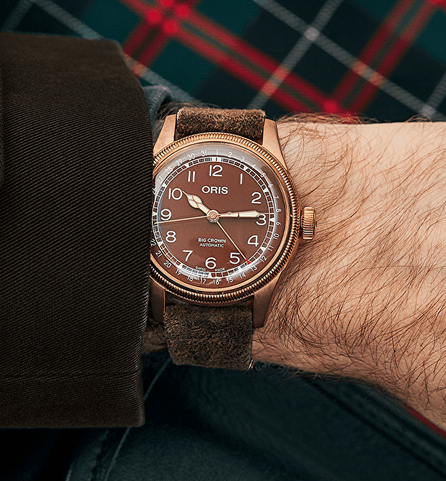 Наручные часы Big Crown Bronze Pointer Date