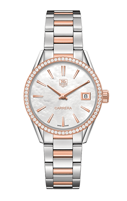 Наручные часы Tag Heuer Carrera Steel Diamond And Rose Gold 32