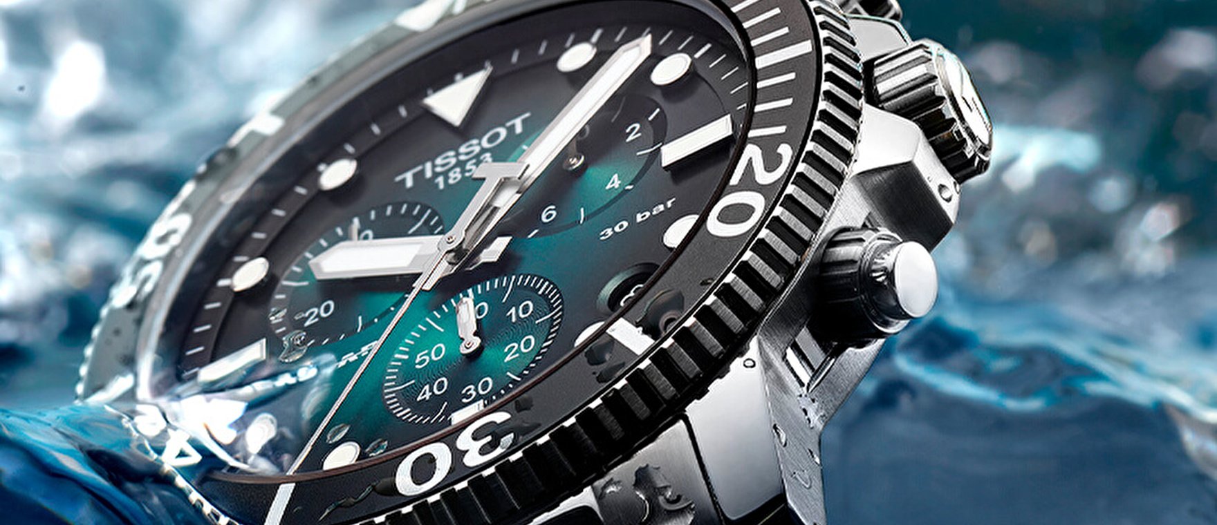 Tissot Seastar 1000 Quartz Chrono. Элегантность водной стихии