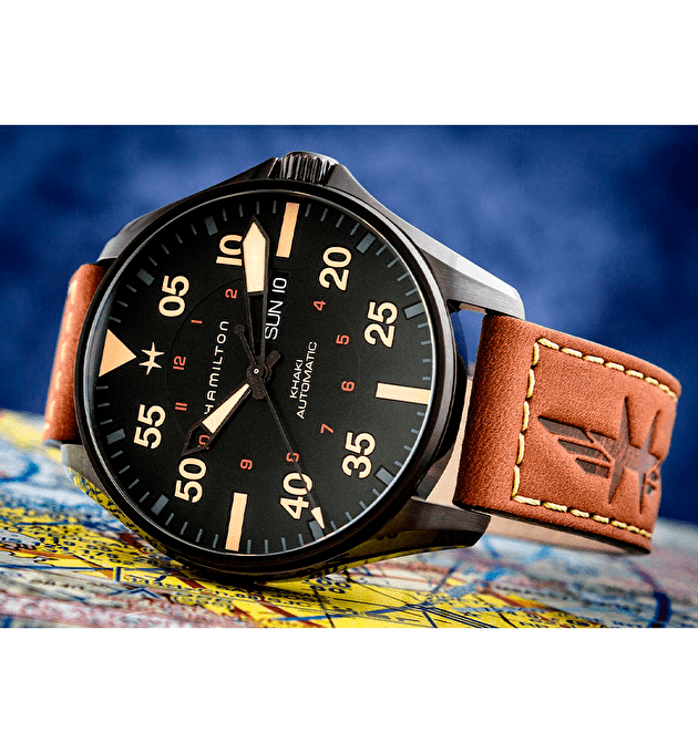 Наручные часы Hamilton Khaki Aviation Pilot Day Date Auto