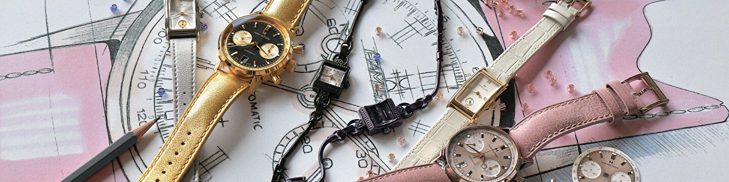 Переменчивый образ времени:  Hamilton и художник по костюмам Джени Брайант представляют капсульную коллекцию часов