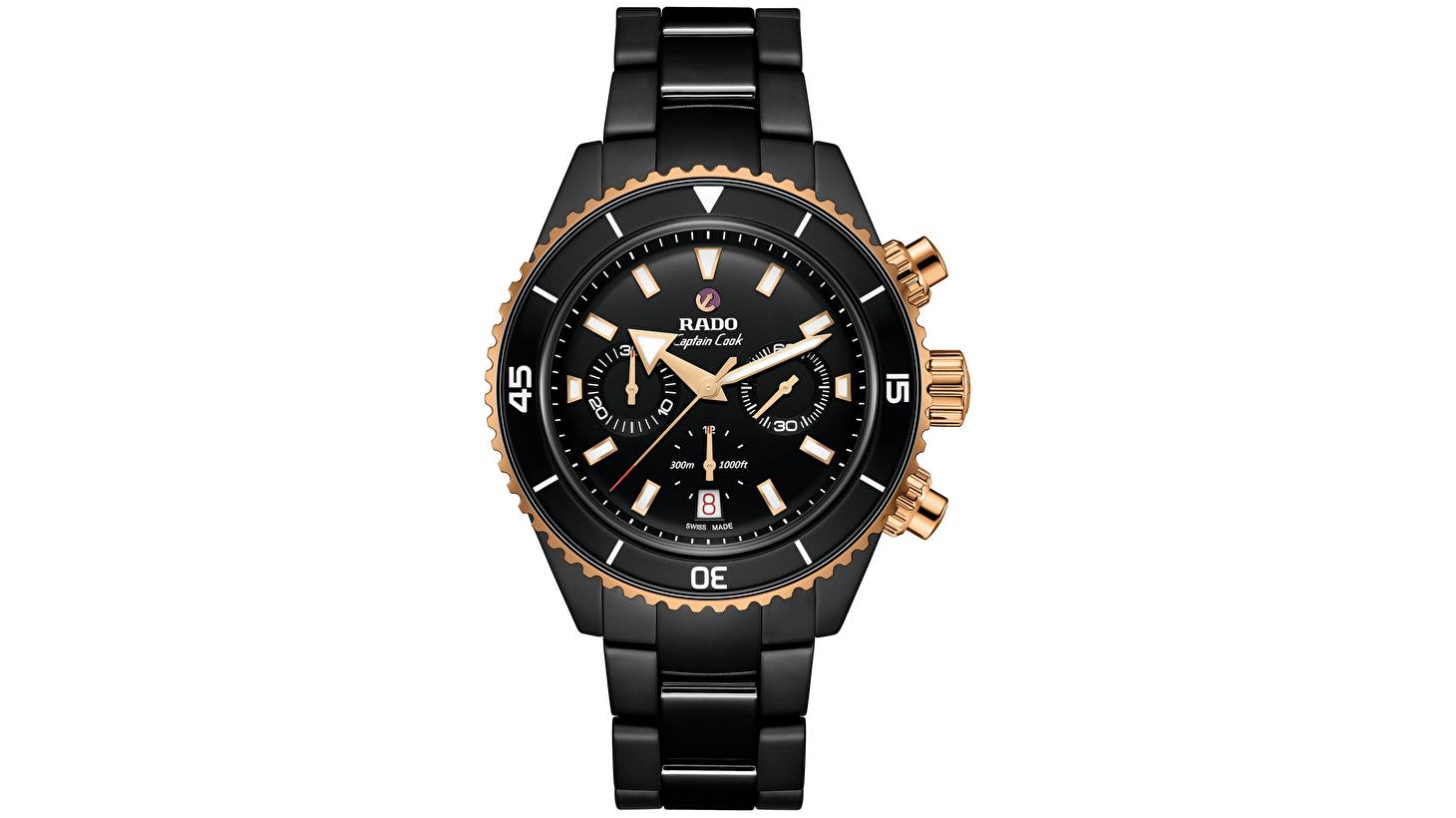 Rado Captain Cook High-Tech Ceramic Chronograph: бескомпромиссное качество