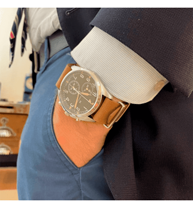 Наручные часы Hamilton Khaki Aviation Pilot Pioneer Chrono Quartz