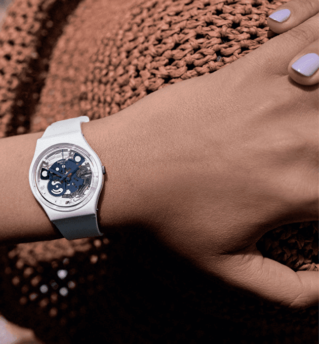 Наручные часы Swatch TIME TO BLUE SMALL