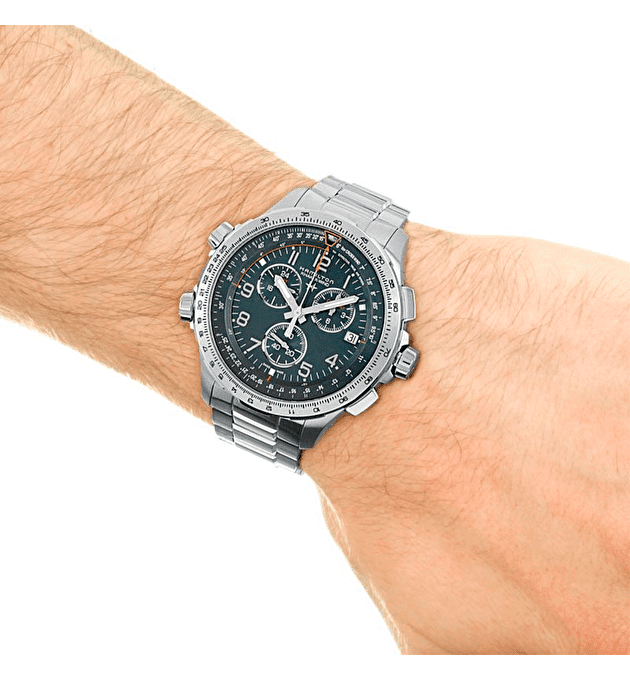 Наручные часы Hamilton Khaki Aviation X-Wind Gmt Chrono Quartz