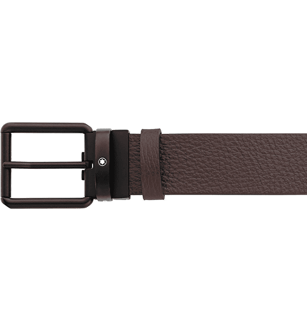 Двусторонний кожаный ремень Grain