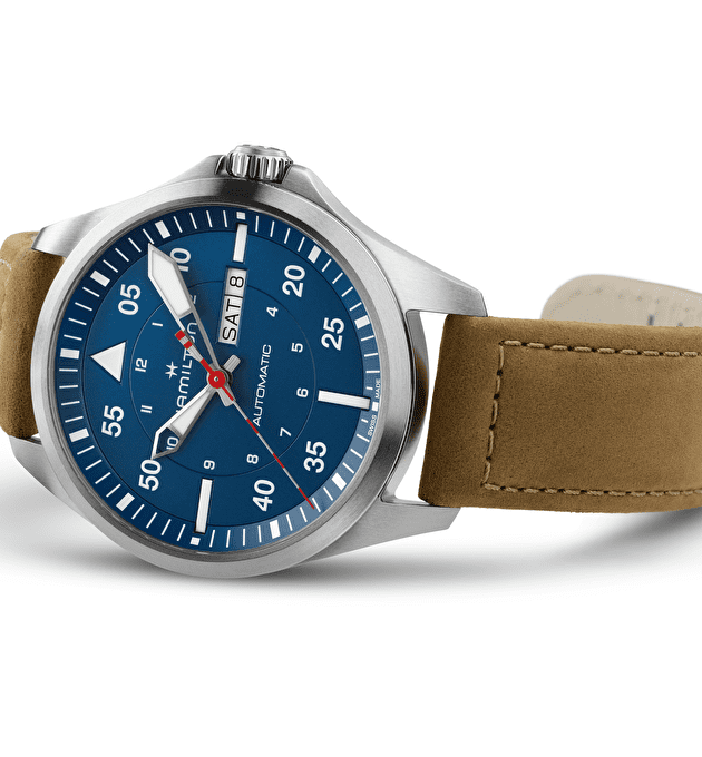 Наручные часы Khaki Aviation Pilot Day Date Auto - Air-Glaciers Edition