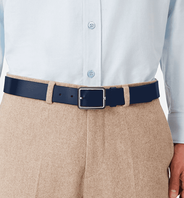 Двусторонний кожаный ремень Soft