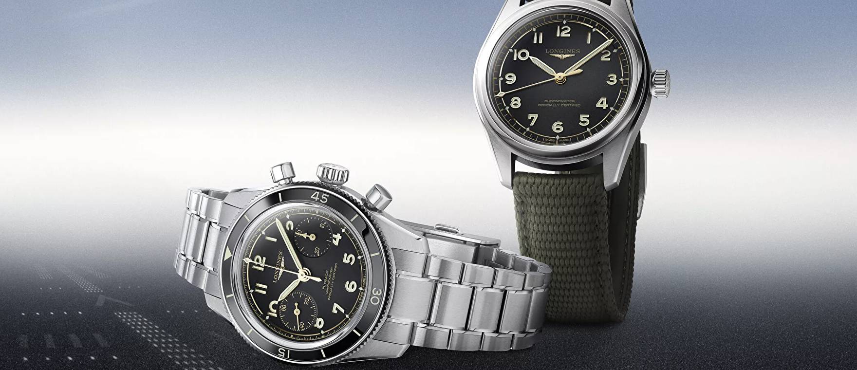 LONGINES SPIRIT PILOT и SPIRIT PILOT FLYBACK