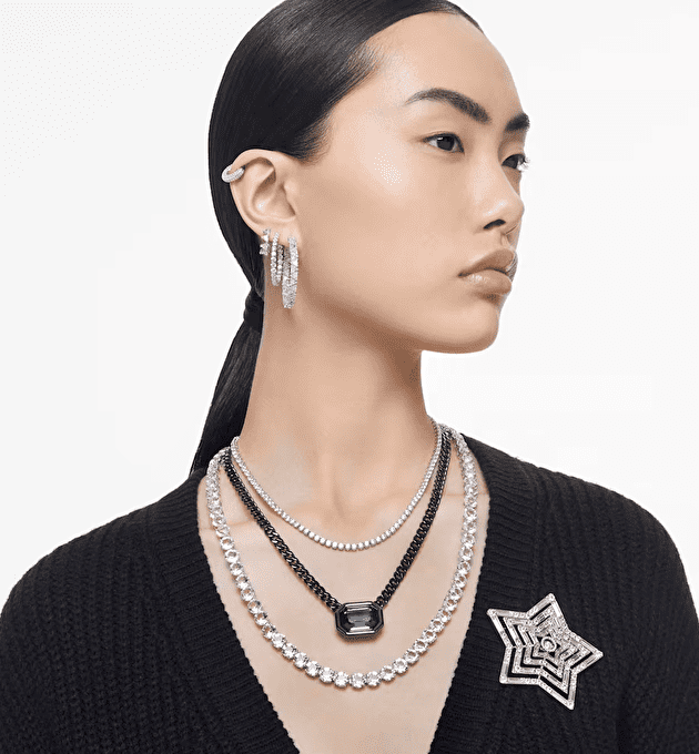 Серьги-кольца Matrix