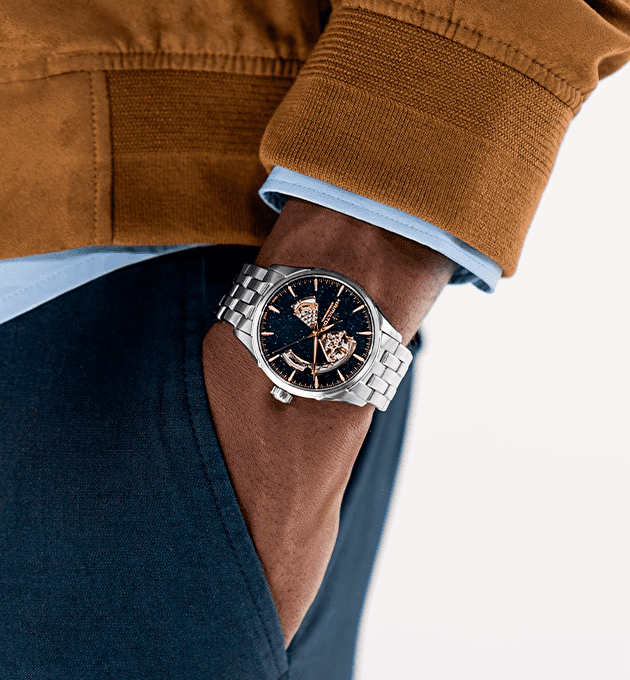 Наручные часы Hamilton Jazzmaster open Heart Auto