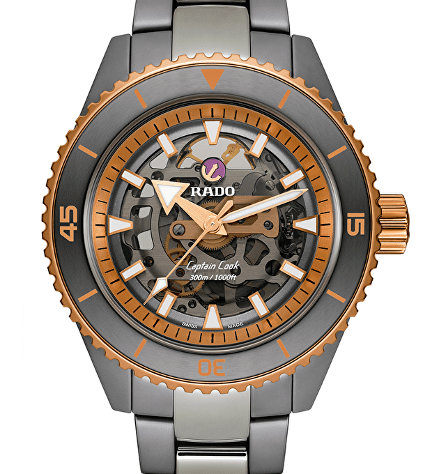Наручные часы Rado Captain Cook High-Tech Ceramic Skeleton