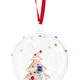 Елочное украшение Holiday Cheers  Tree and Snowman Ball Ornament