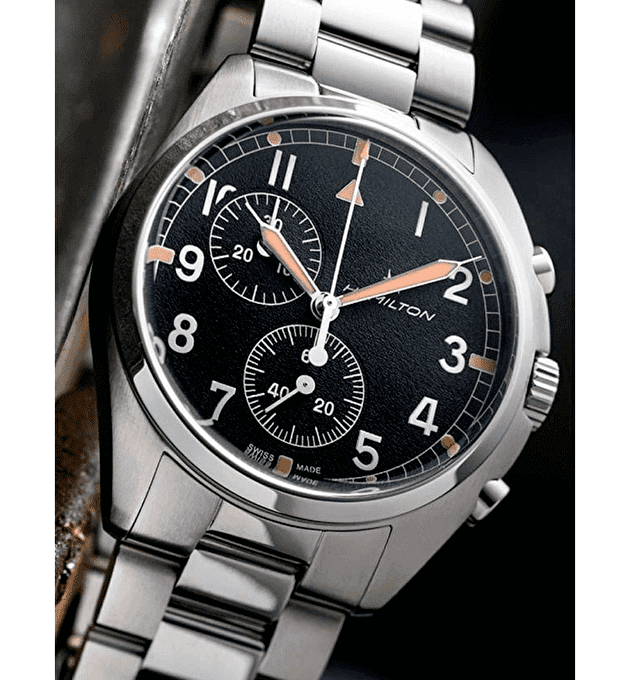 Наручные часы Hamilton Khaki Aviation Pilot Pioneer Chrono Quartz